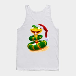 Cute Snake Drawing Tank Top